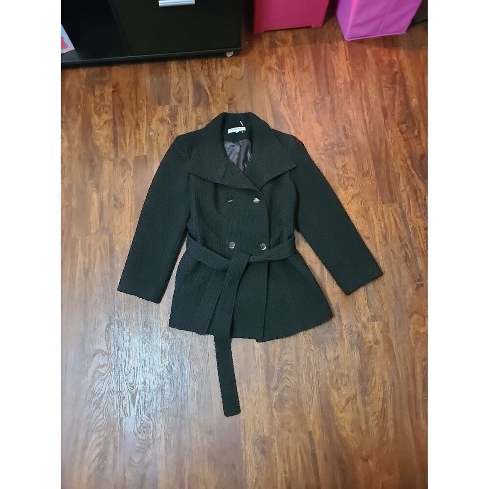 Super‎ cute black Calvin Klein coat jacket size P XL
